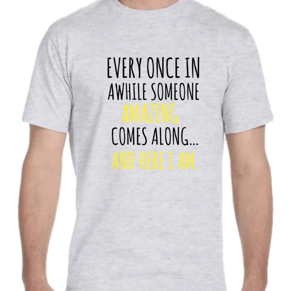 Gray Graphic Men's T-Shirt
